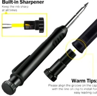 Gramil +Escuadra PARKSIDE+Lápiz carpintero+6 minas