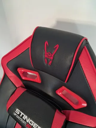 Silla Gaming Stinger Station Alien Negra/Roja