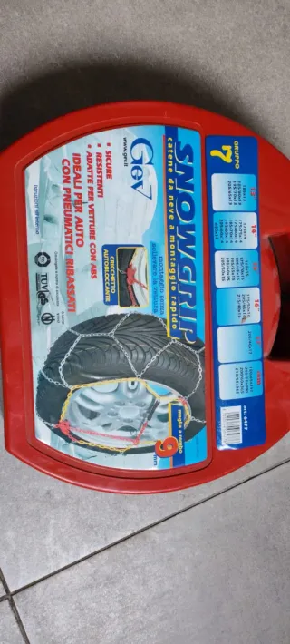 Catene da neve montaggio rapido