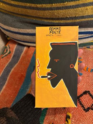 Quadretto arte Femme Forte