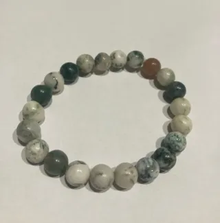Bracciale pietra agata albero