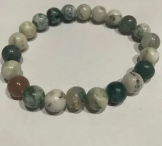 Bracciale pietra agata albero