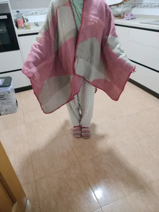 Manta capa muy abrigada