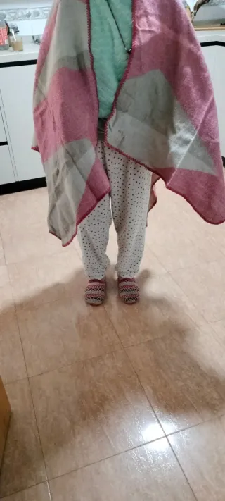 Manta capa muy abrigada