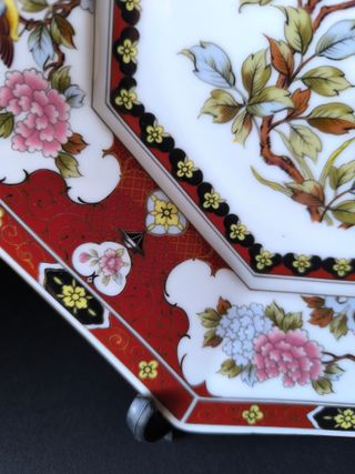 Prato Pássaros 26cm Japão Porcelana