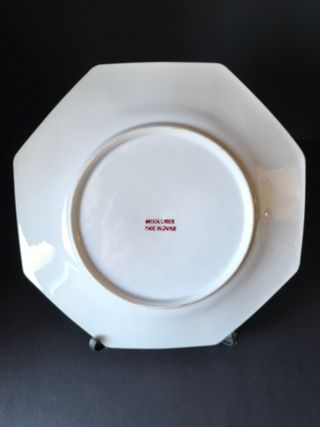 Prato Pássaros 26cm Japão Porcelana