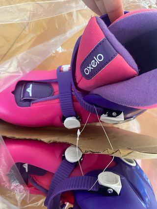 Patines Niña Oxelo Play 3 Rosa Talla 32-34