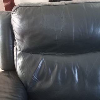 Sofá reclinable piel 3 plazas