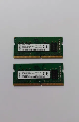 2x8GB RAM DDR4 2666MHz Kingston Portátil