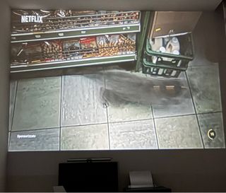 Mini proiettore 4K grigio/bianco