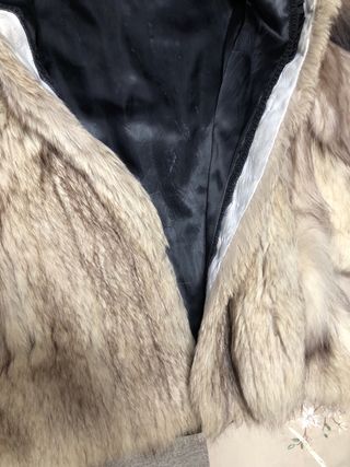 Chaquetón Piel Zorro señora Auténtico Talla Única