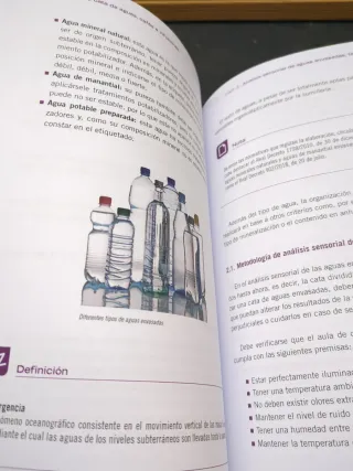 Preparación y cata de aguas, cafés e infusiones...