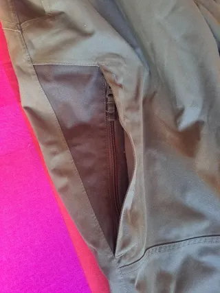 Pantalón de caza impermeable forro polar