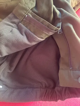 Pantalón de caza impermeable forro polar