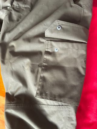 Pantalón de caza impermeable forro polar