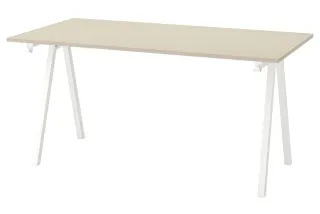 Escritorio Ikea Trotten Gris/Beige 160x80