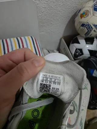 Botas Fútbol Adidas Niño Talla X