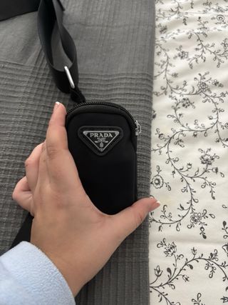 Bolso Prada Negro Nylon con Neceser