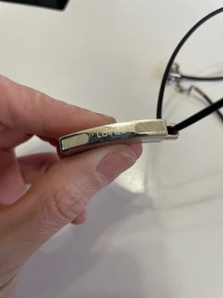 Collar Lotus Plata y Negro Hombre