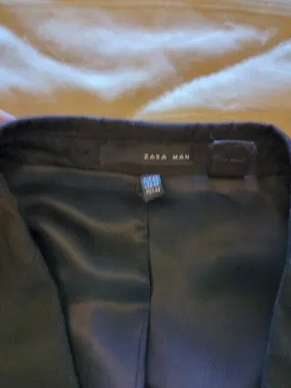 Chaqueta Zara Hombre Negra