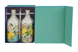 #Set Olio Aceto Limoni Porcellana