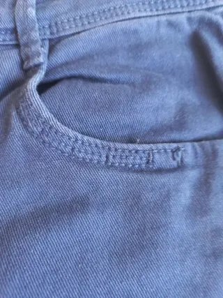 Pantalón chino hombre azul, talla w26, slim