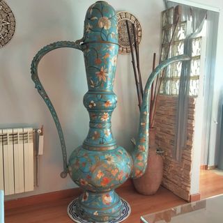 Tetera árabe decorativa bronce 1,80m