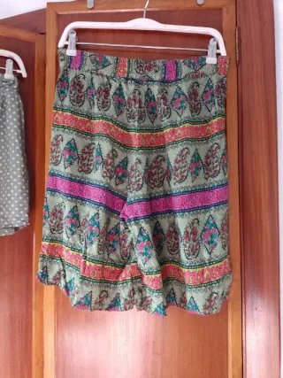 Lote 2 bermudas estampadas