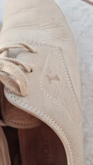 Tod's Derby Oxford Uomo Beige pelle