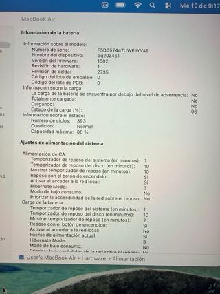 MacBook Air 13 M1 2020 8GB 256GB Plata