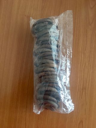 Anillas barra cortina madera.  22 unidades