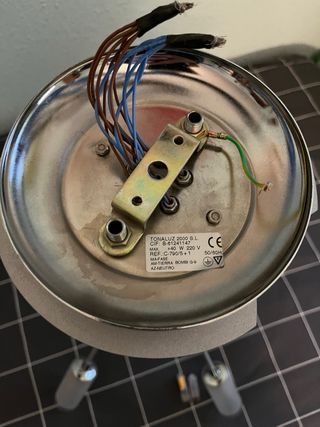 Lámpara de techo, salón o dormitorio. Casquillo G9