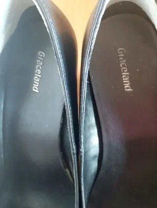 Zapatos Graceland Piel Negros Talla 39 muy cómodos