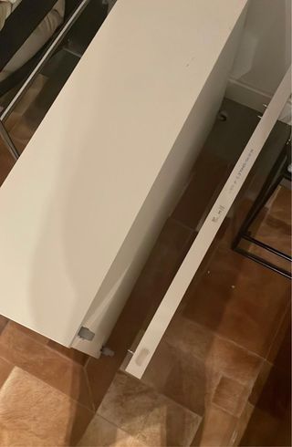 Letto singolo Ikea bianco con cassettiera