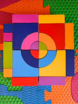 Piezas madera Montessori