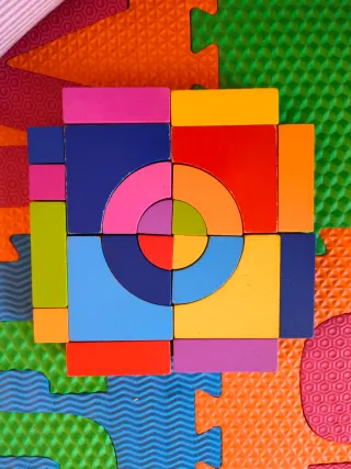 Piezas madera Montessori