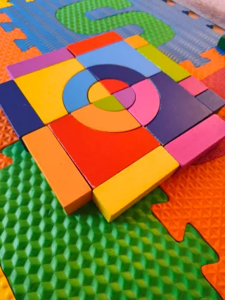 Piezas madera Montessori