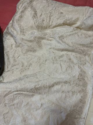 Manton pañolon Fallera Beige Can Can En Pac