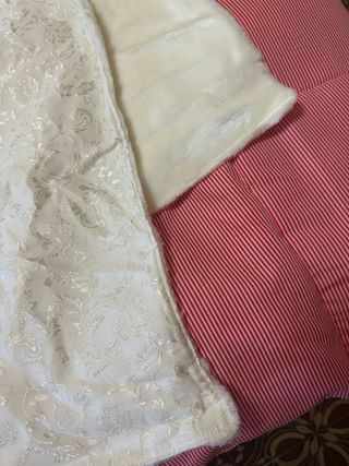 Manton pañolon Fallera Beige Can Can En Pac