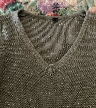 Pullover con paillettes