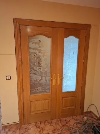 Puertas macizas de interior madera