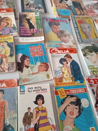 28 novelas antiguas de varios géneros.