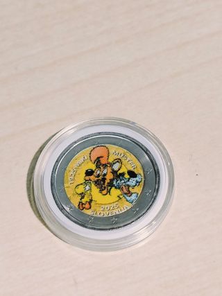 2€ Slovenia Miky Muster Colorata da Collezione