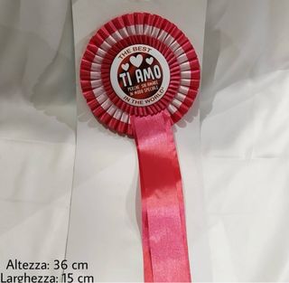 Coccarda Ti Amo The Best In The World