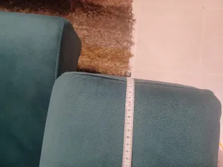 Sofá 2 plazas Teal Terciopelo Extraible