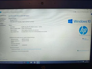 Mini portátil HP Stream azul. Con HDMI