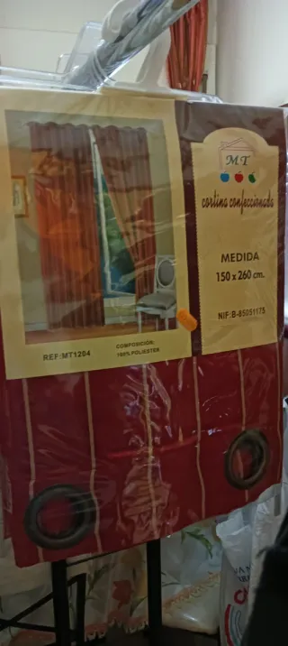 Cortina confeccionada MT 150x260cm