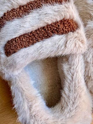 Pantuflas de casa peludas para hombre