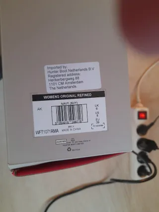 Botas de agua Hunter negras mujer