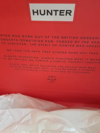 Botas de agua Hunter negras mujer